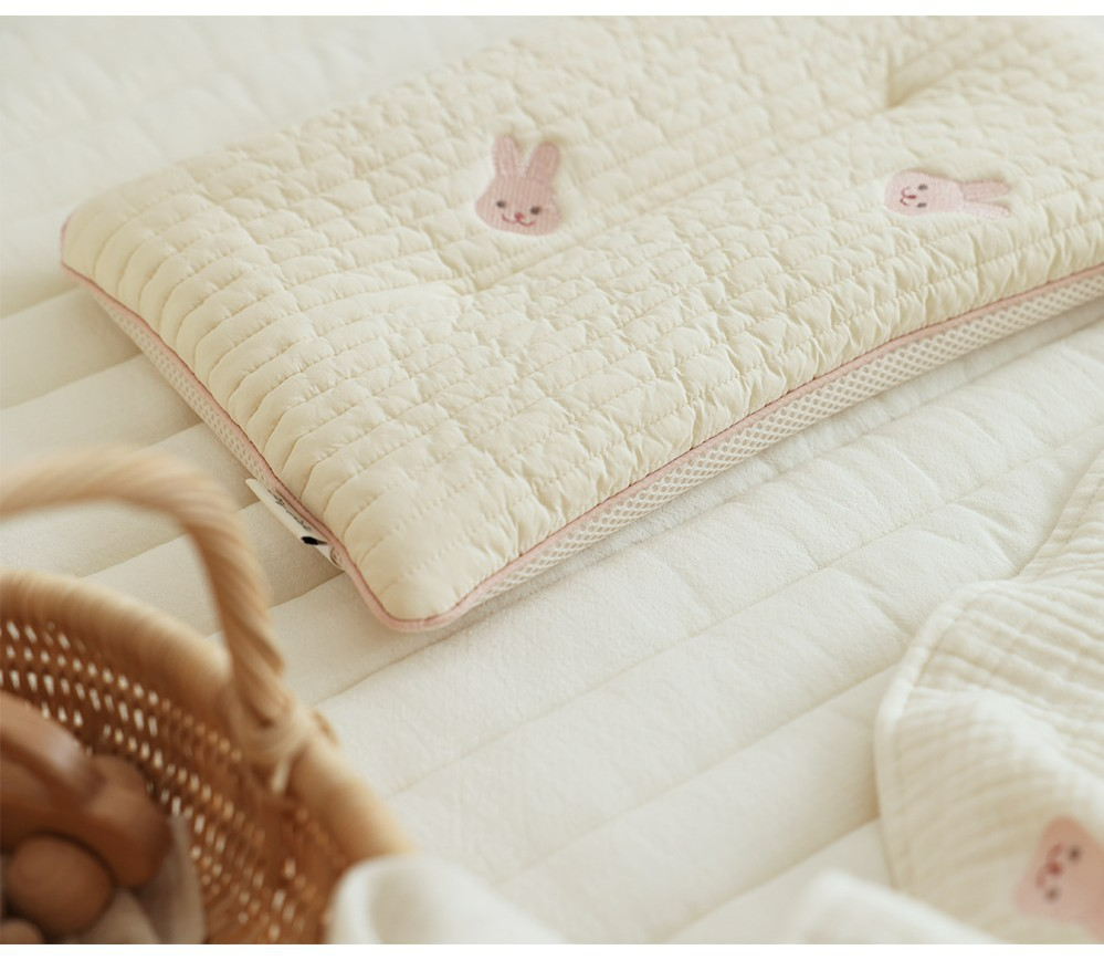 Soft Baby Head Support Pillow with Memory Foam Cushion