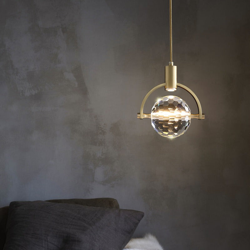 Luxurious Crystal Pendant Ceiling Light - Fesara