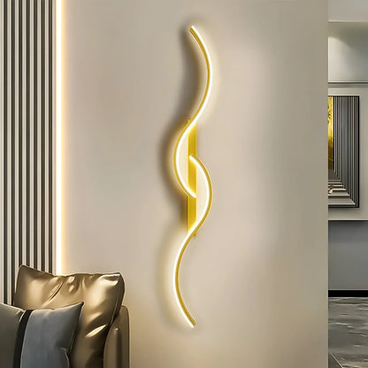 Modern Arc Shaped Wall Lamp - Fesara