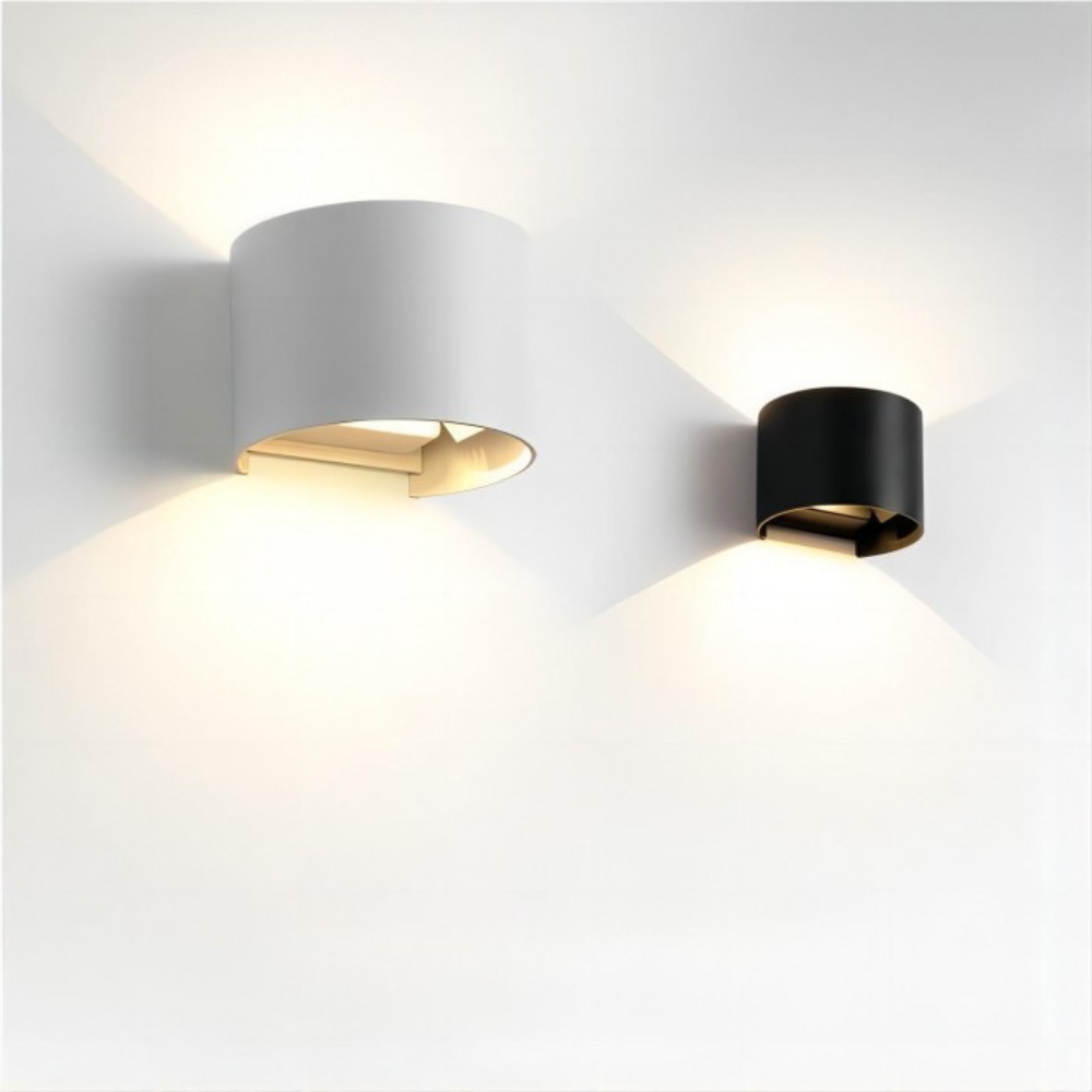 Elegant White LED Wall Light Cube