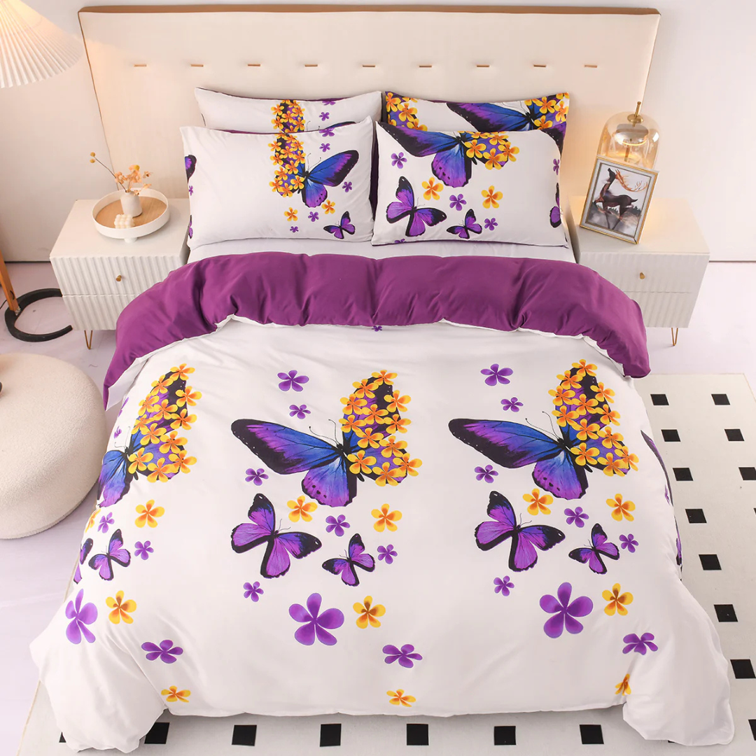 Premium Soft Bedding Duvet Cover Set with Pillows