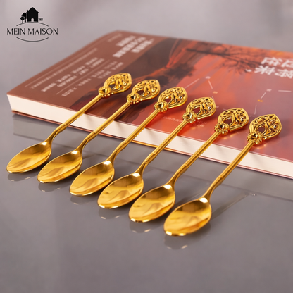 Elegant Swan Coffee Spoon