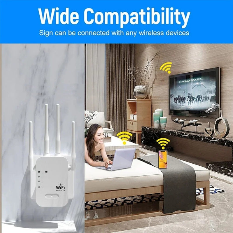 Fast WiFi Range Extender up to 1200Mbps