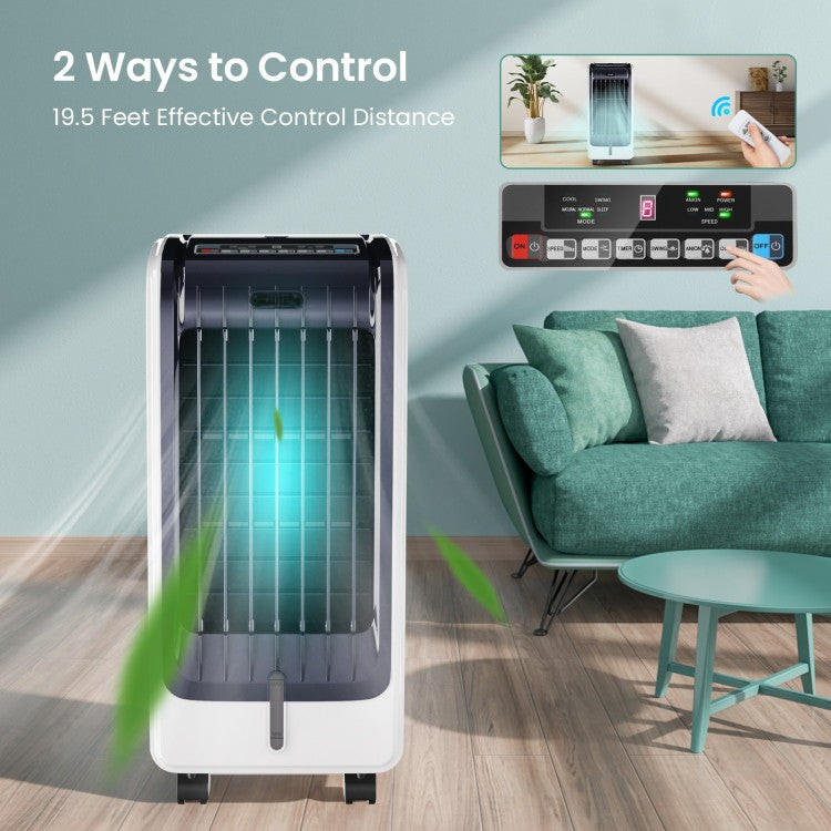 Compact Personal Air Cooler with 3-Speed Fan