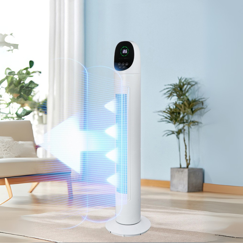 Tall Slim Oscillating Tower Fan with Remote Control