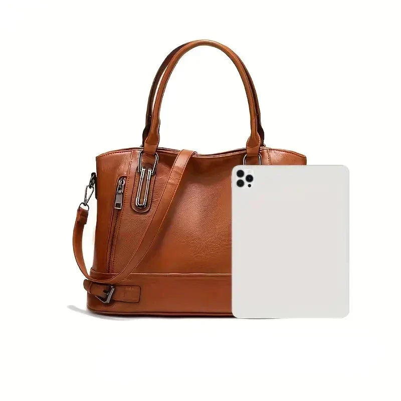 Chic Retro PU Leather Crossbody Bag for Ladies