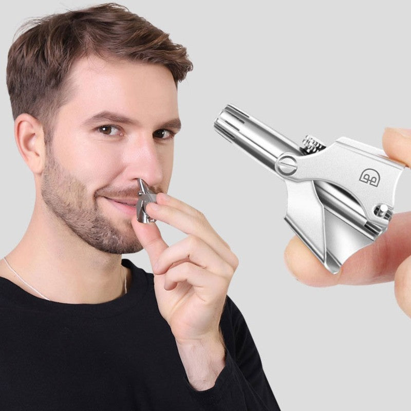 Travel Nose Trimmer, Durable Stainless Steel Cutter - Fesara