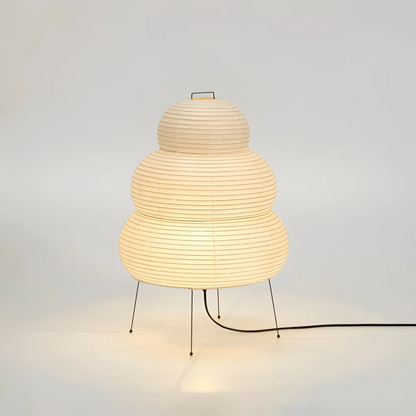 Asian Style Paper Shade Floor Lamp