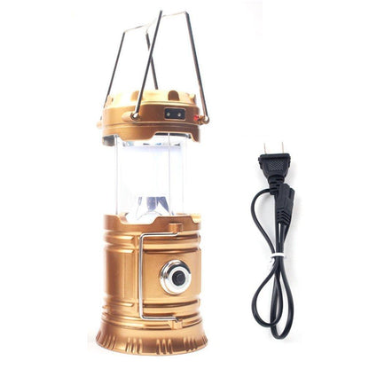 Outdoor Solar LED Camping Light Lantern Flashlight