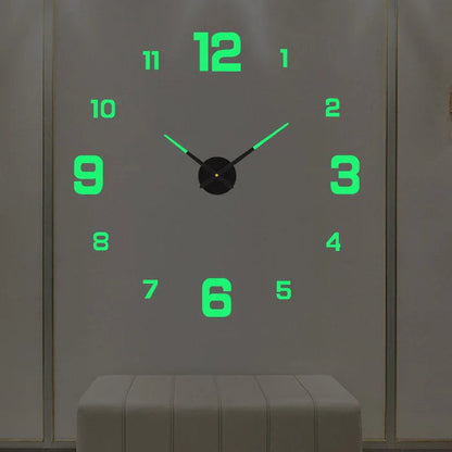 Quiet Large Wall Clock Classic Home Decor