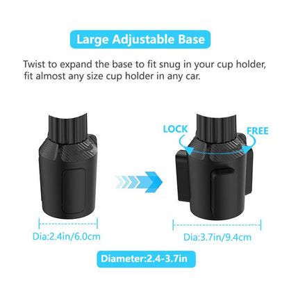 Portable Car Table Adjustable Tray Holder