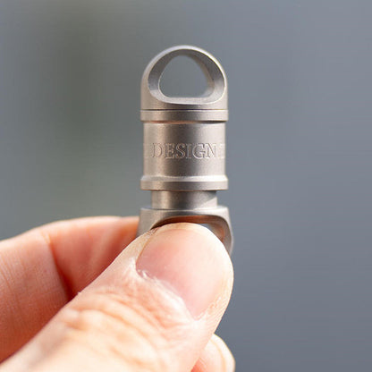 Strong Metal Spring Loaded Keychain