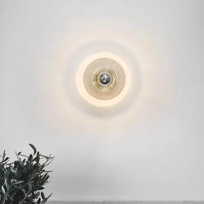 Retro Style Glass Sconce Lamp - Fesara
