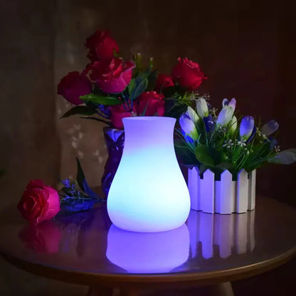 Beautiful Floral Glass Vase