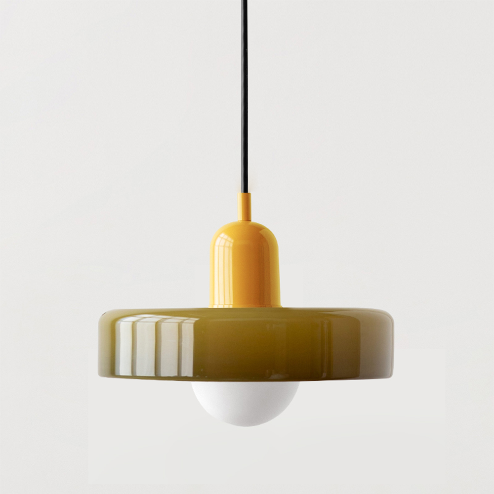 Colorful Glass Drop Ceiling Light Fixture