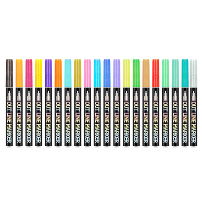 Vibrant Colorful Art Markers