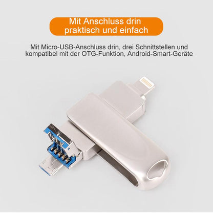 Compact 3-in-1 USB Mobile Flash Drive
