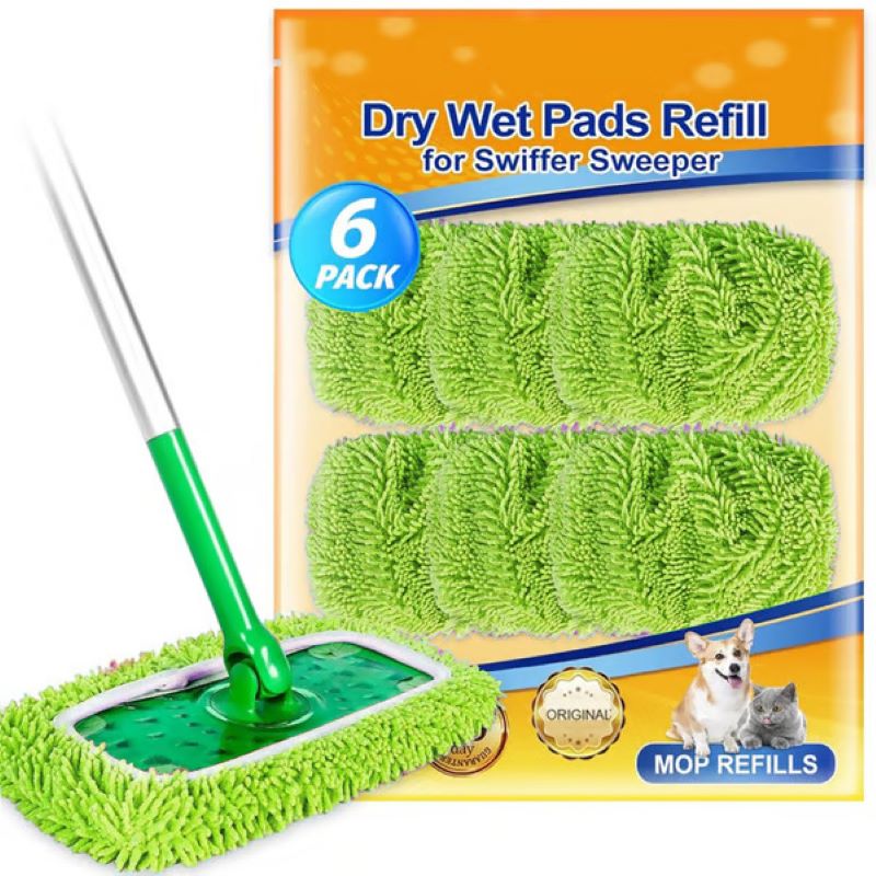 Washable Microfiber Mop Pad