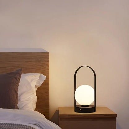 Sleek Contemporary Glass LED Desk Lamp