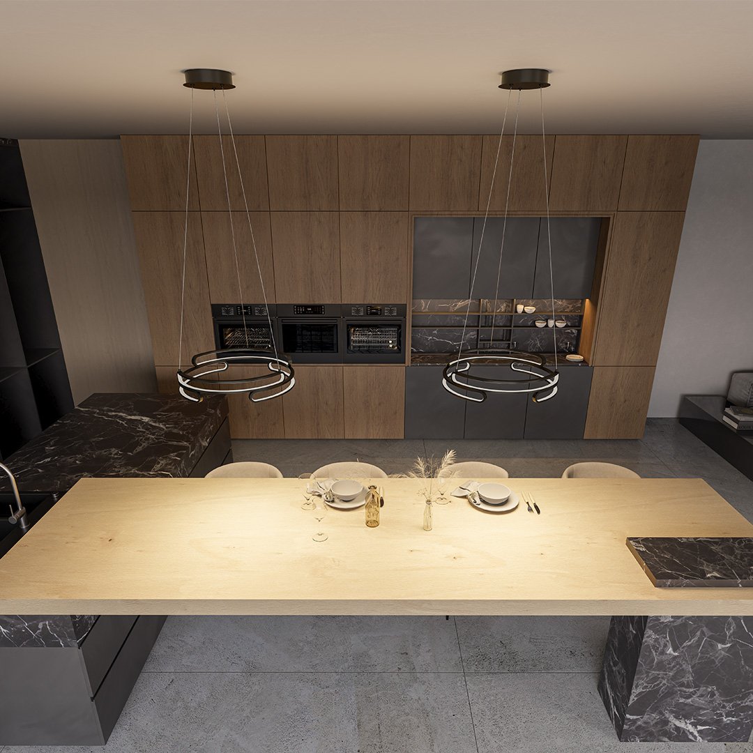 Elegant Metal Pendant Light