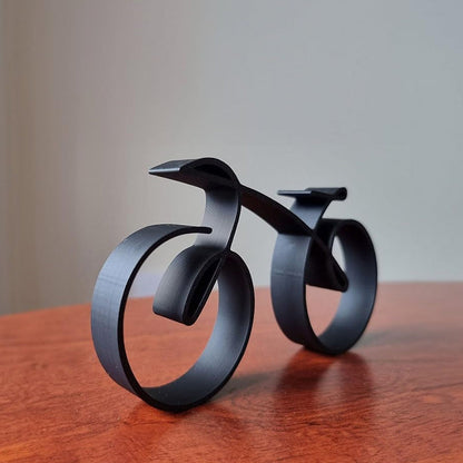 Metal Bike Pendant Necklace