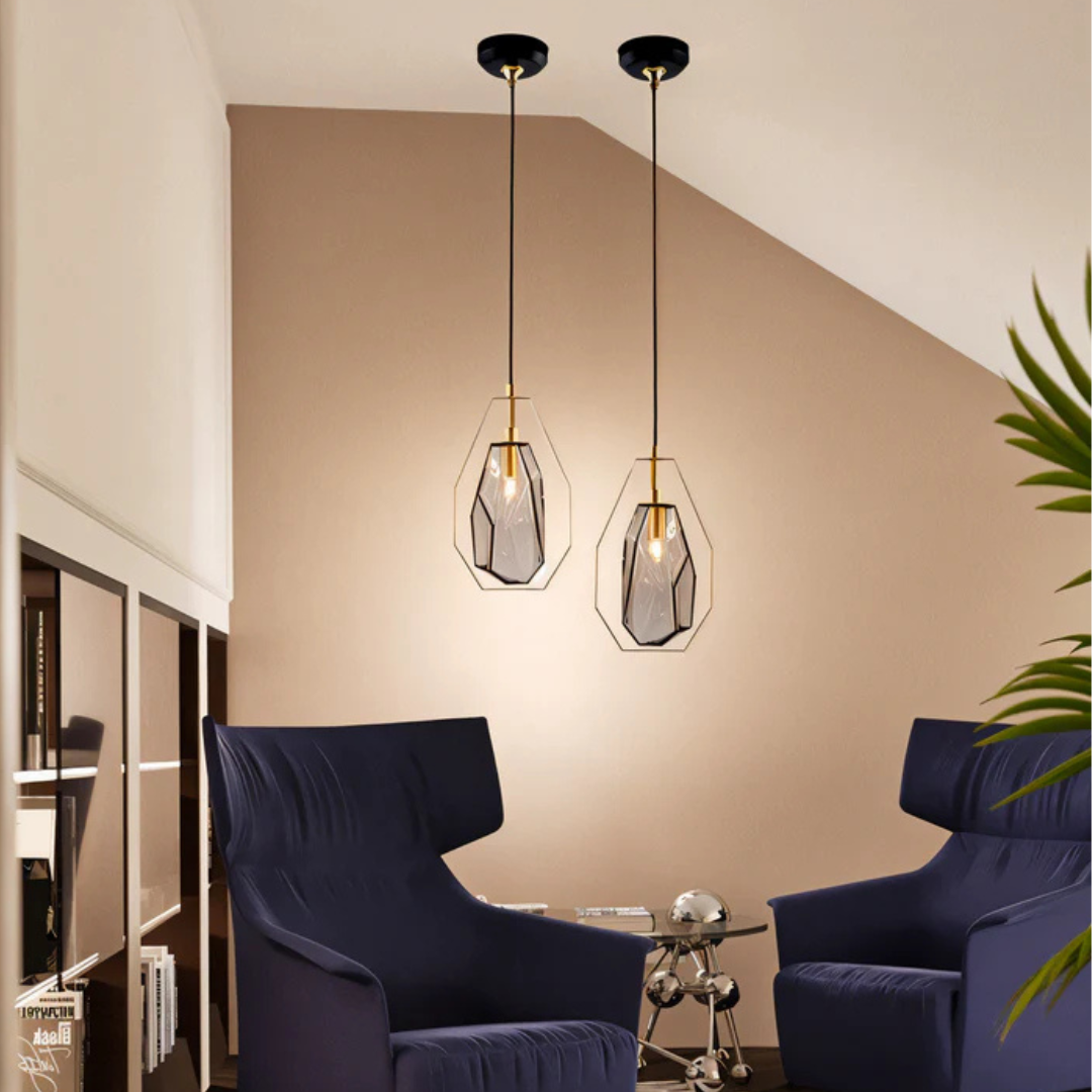 Simple Elegant Glass Hanging Light
