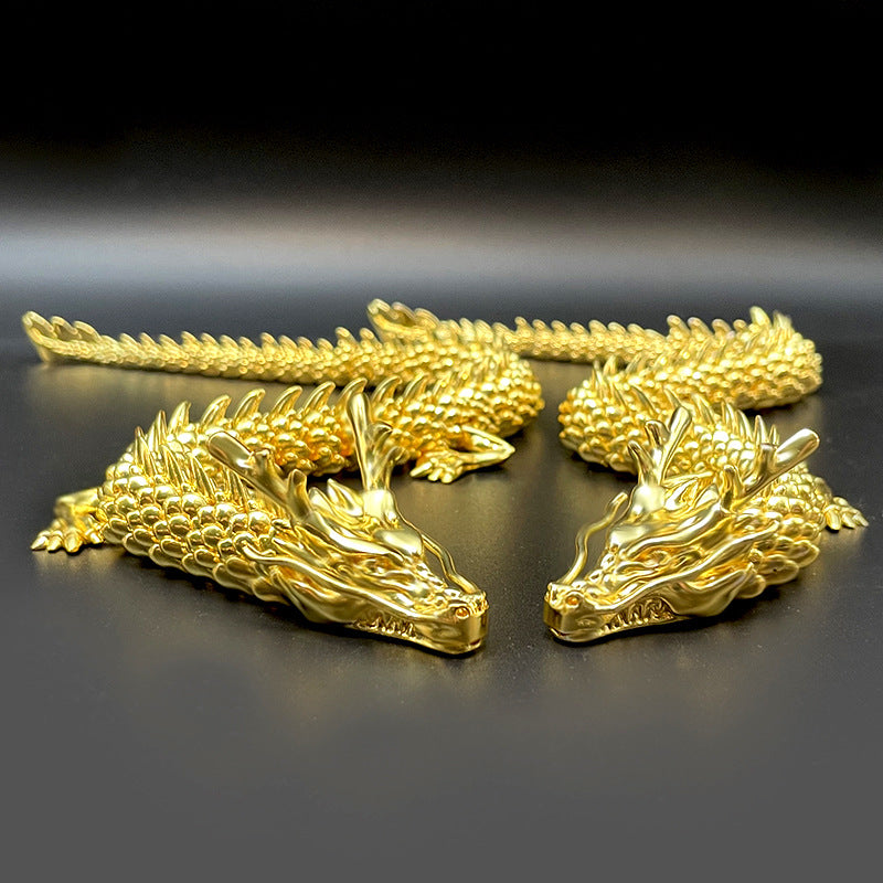 Collectible Gold Dragon Figurine