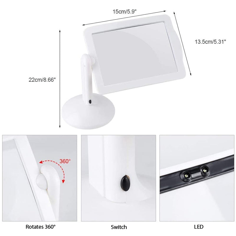 Compact LED Magnifying Lamp for Detailed Tasks