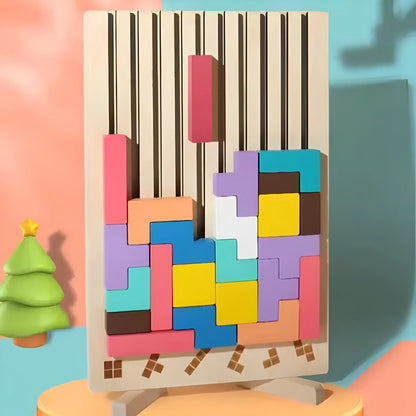 Classic Wood Puzzle Toy for Kids Learning Fun