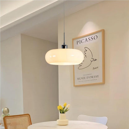 Vintage Glass Hanging Lamp Retro Nordic Style