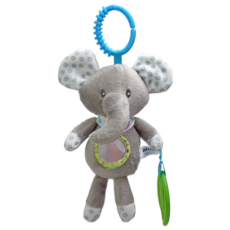 Cute Baby Music Toy with Clip - Soft Plush Friend