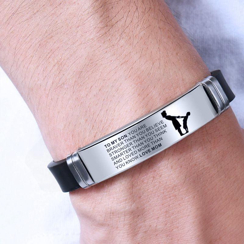 Motivational Son Gift Bracelet