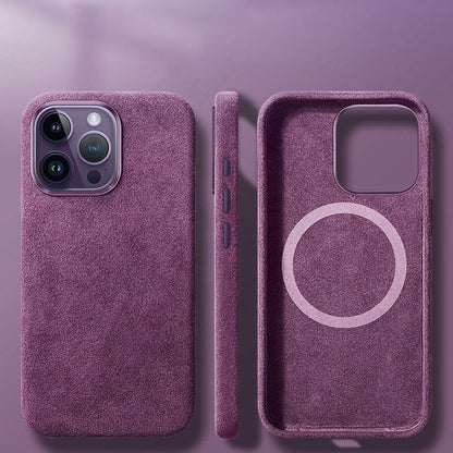Premium Leather Magnetic iPhone Phone Case