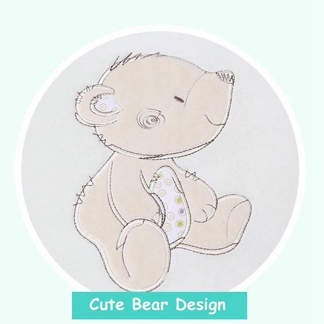 Soft Baby Crib Bumper Pad Set