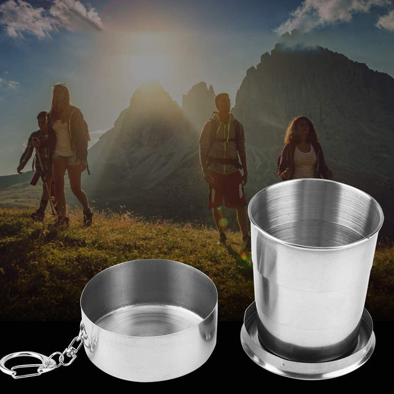 Portable Collapsible Stainless Steel Cup