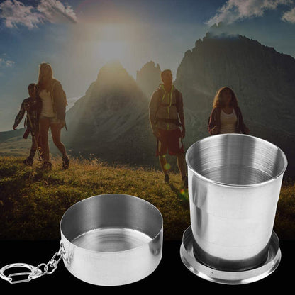 Portable Collapsible Stainless Steel Cup