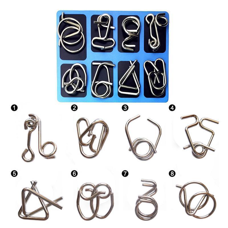 Silver Brain Teaser Ring