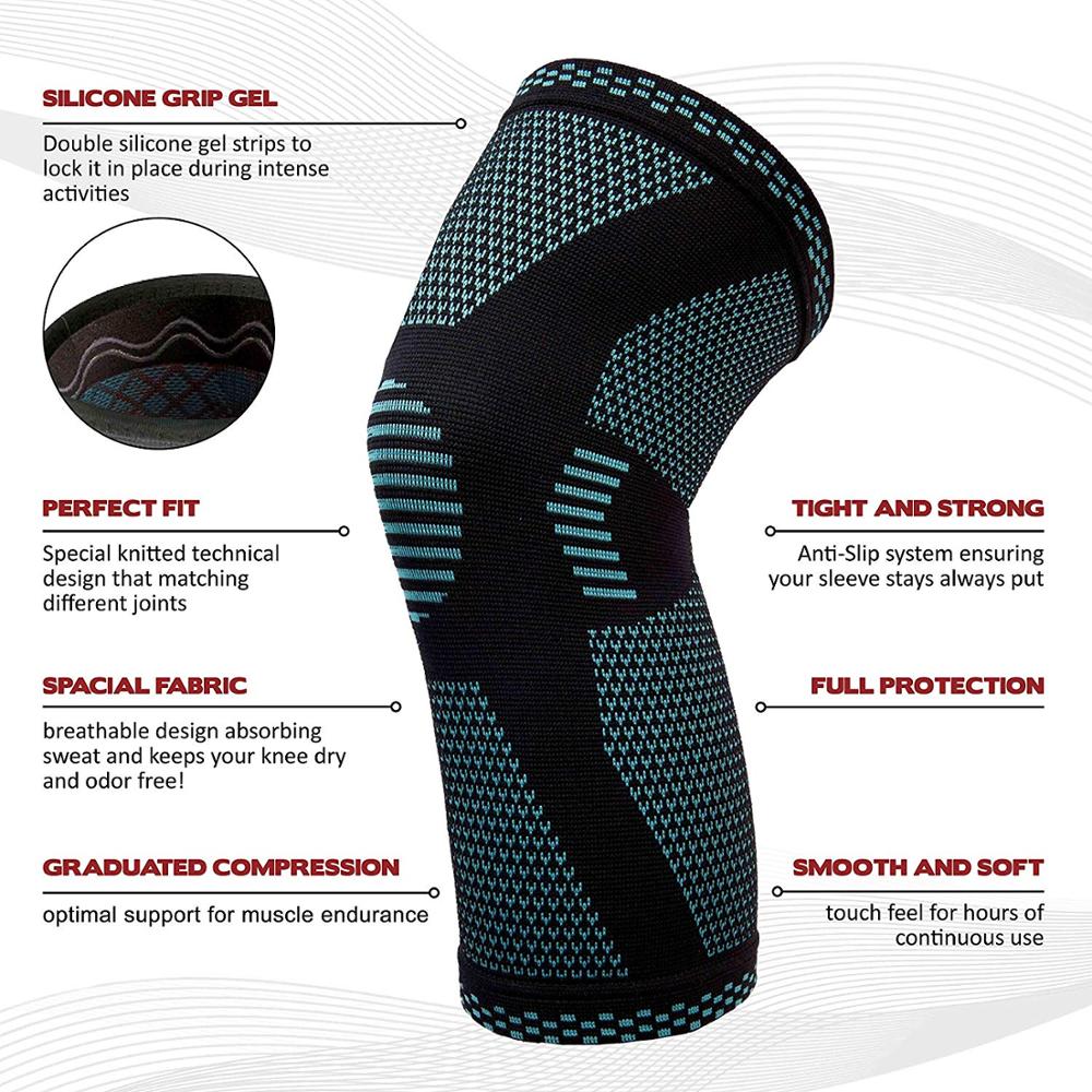 Supportive Athletic Knee Support Sleeves