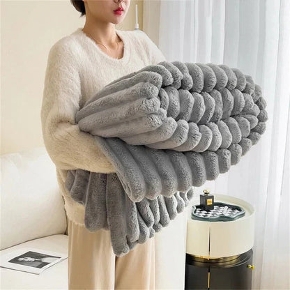 Soft Plush Throw Blanket - Cozy Wrap
