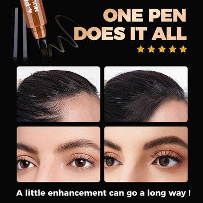 Precise 4-Tip Long-Lasting Waterproof Eyebrow Pencil