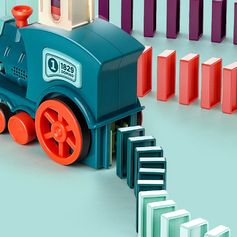 Colorful Wooden Domino Block Set