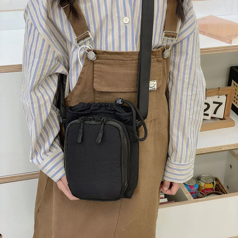 Insulated Crossbody Water Bottle Pouch Bag