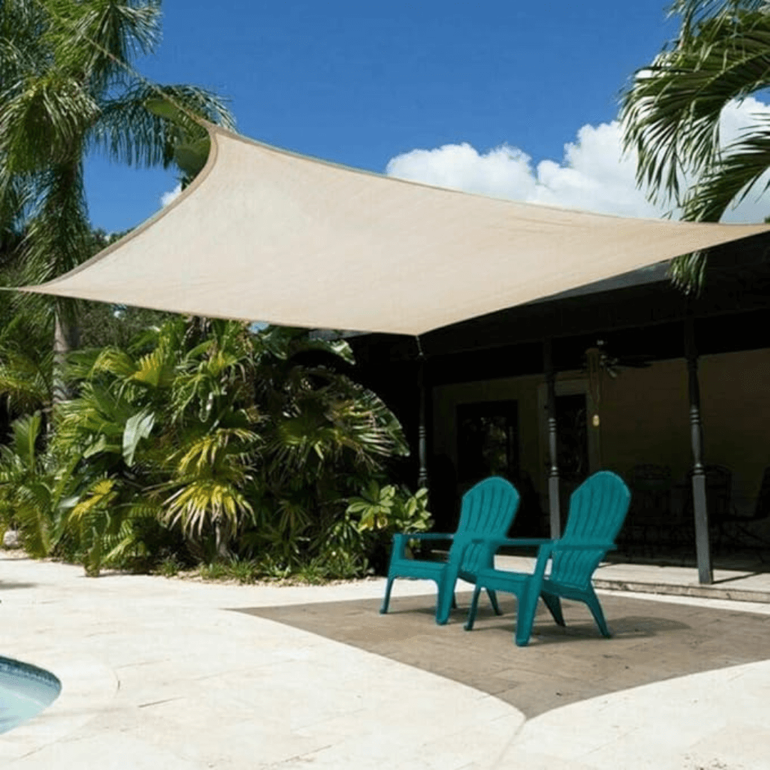 Outdoor Sun Shade Screen - Durable UV Protection Netting
