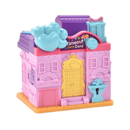 Mini Dollhouse Playset with Café and Rooms for Girls