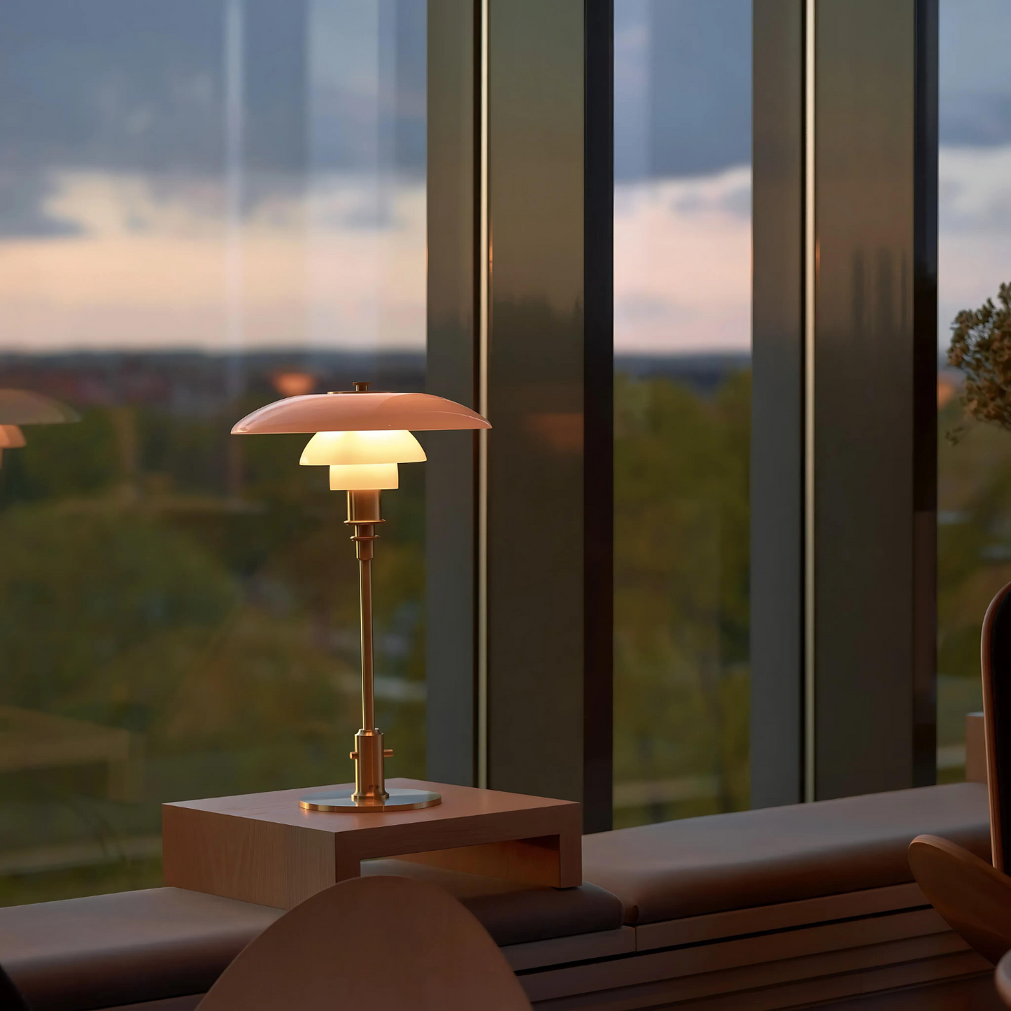 Modern Chrome Desk Lamp