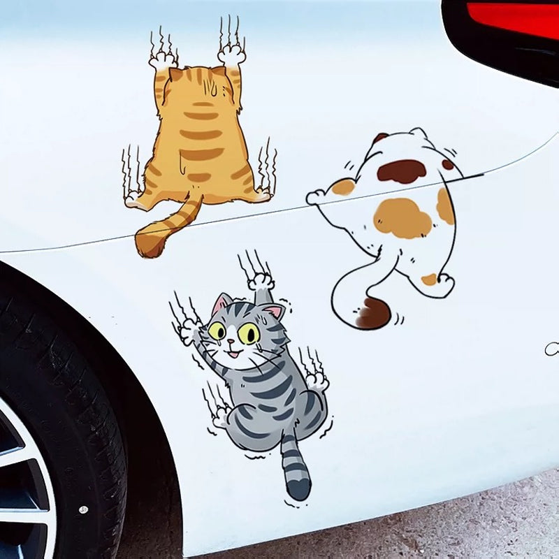 Funny Kitty Car Decal Sticker
