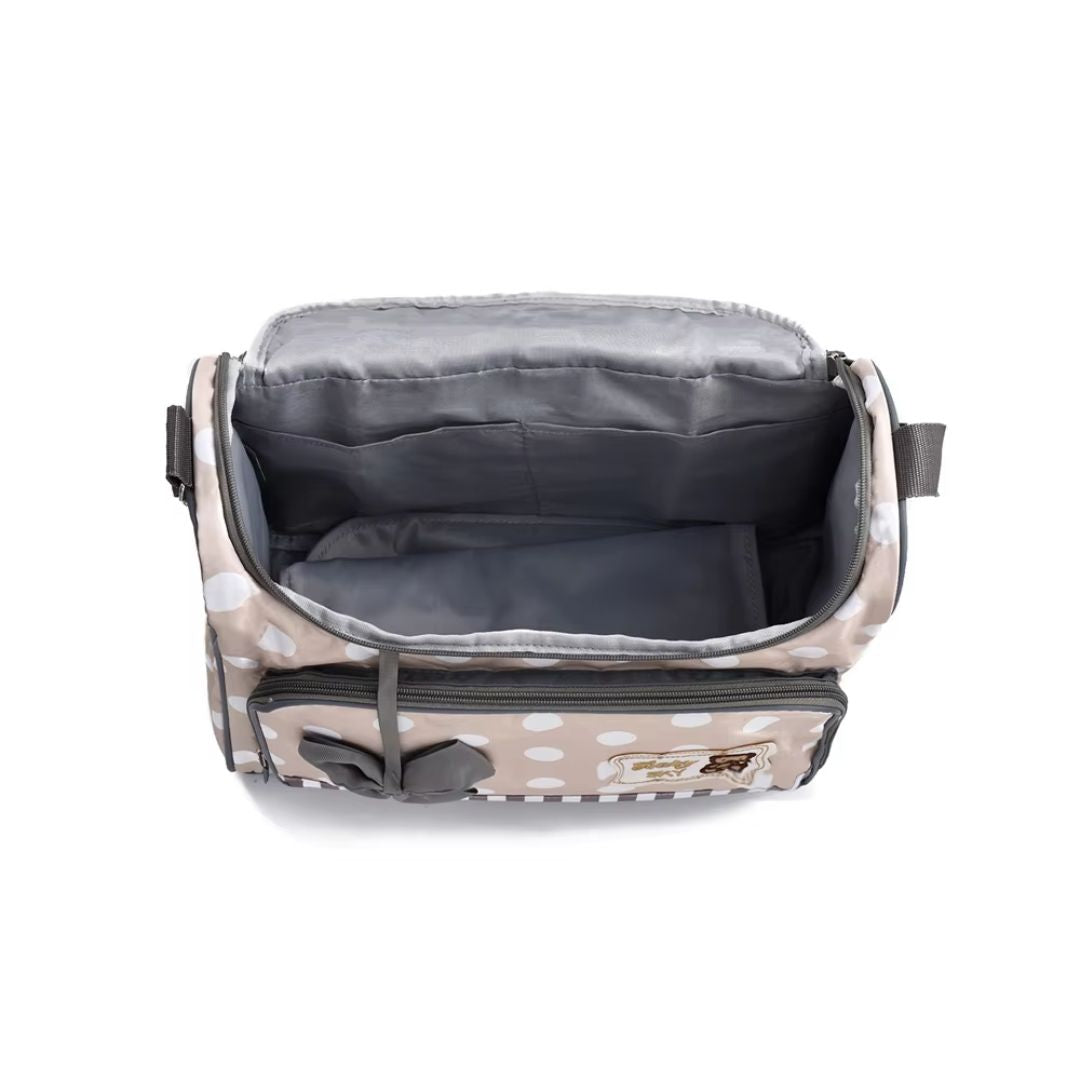 Fesara Baby Diaper Bag Navy with Pad and Bottle Pouch