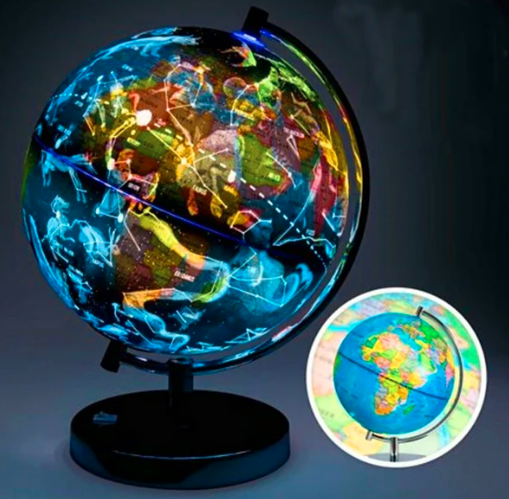 Suspended Globe LED Star Night Light