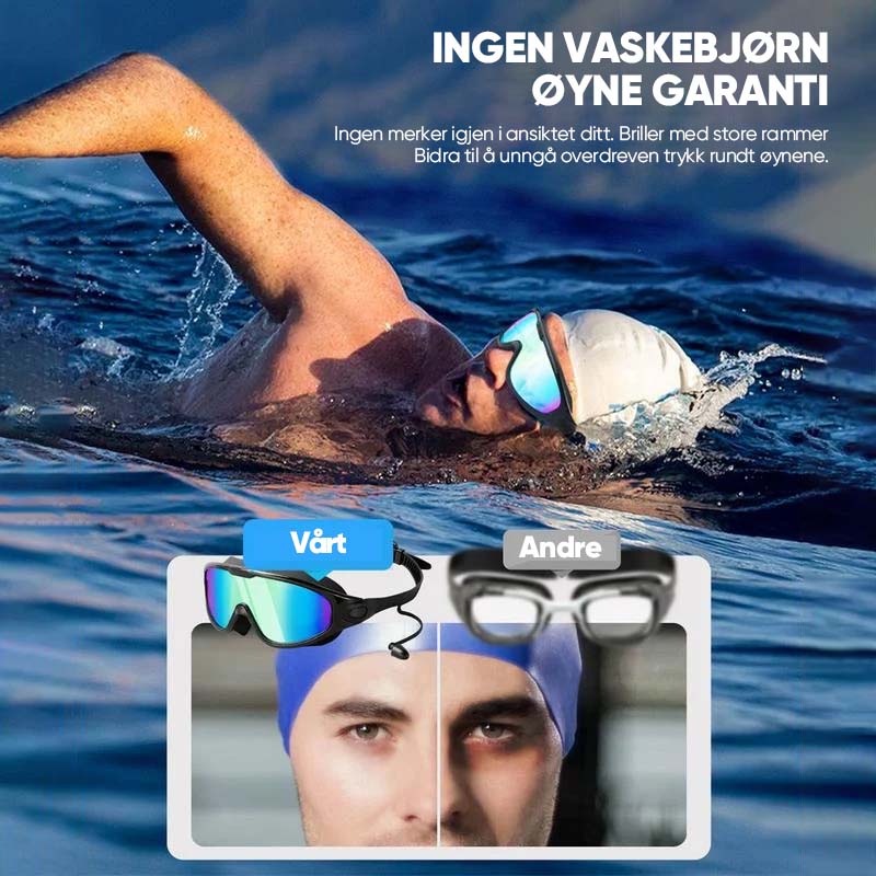 Clear Vision Anti Fog Swimming Goggles