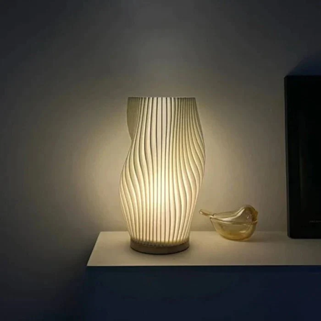Stylish Wave LED Desk Lamp - Fesara